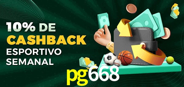 10% de bônus de cashback na pg668